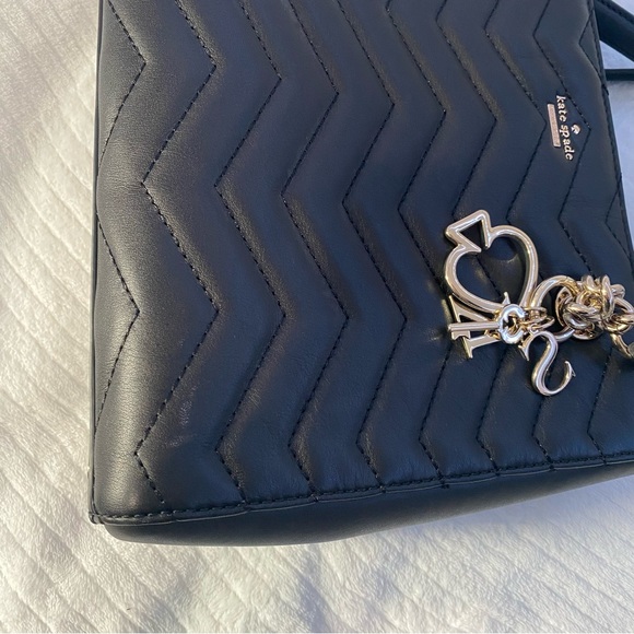 Kate Spade Reese Park Cournee Chevron Leather Bag - Picture 6 of 12